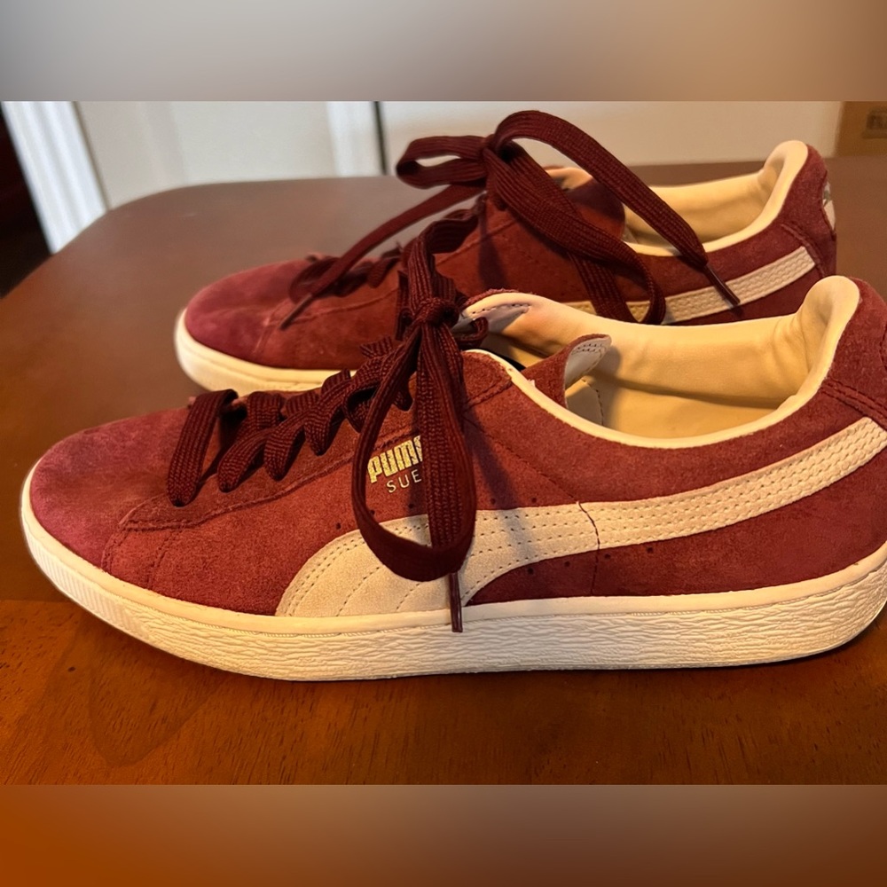 Pumas. Size 9. Plum.